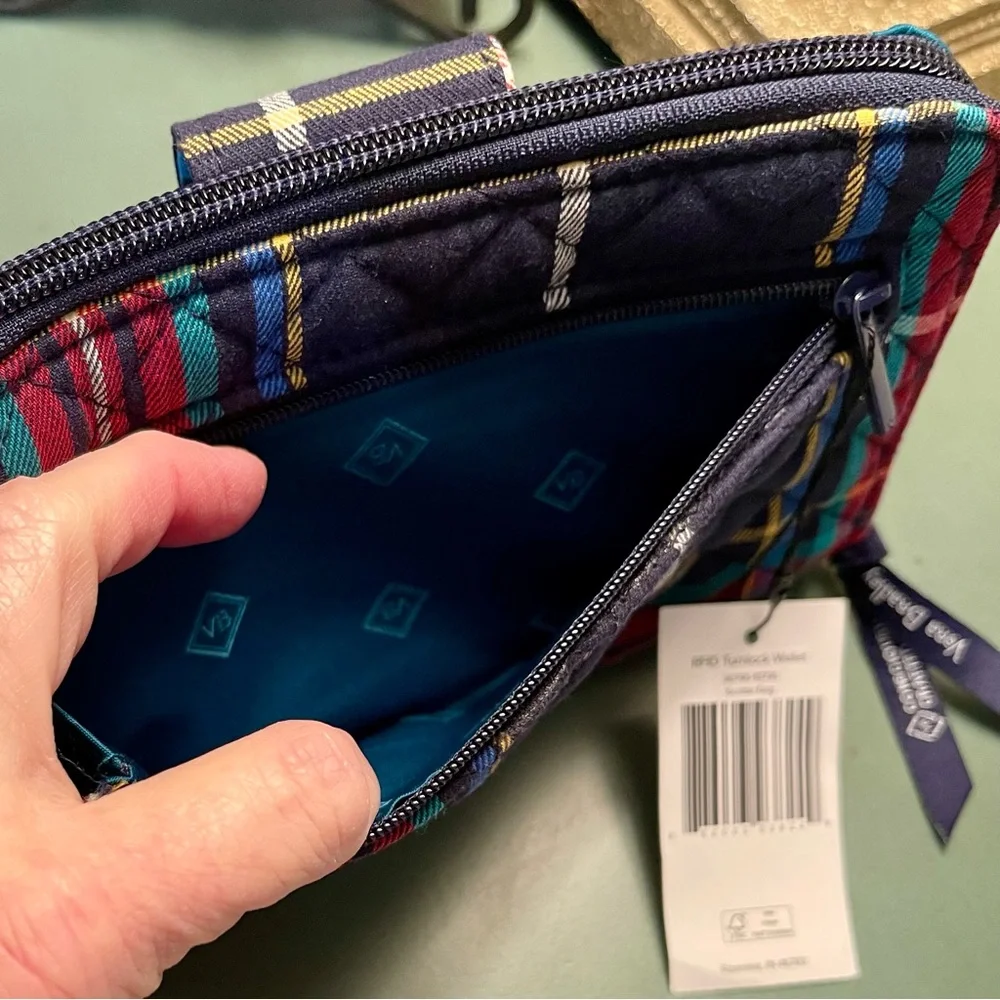 VERA BRADLEY Plaid Quilted Tote Bag BUNDLE with Scotty Dog Design NWT GREAT GIFT - Picture 6 of 11